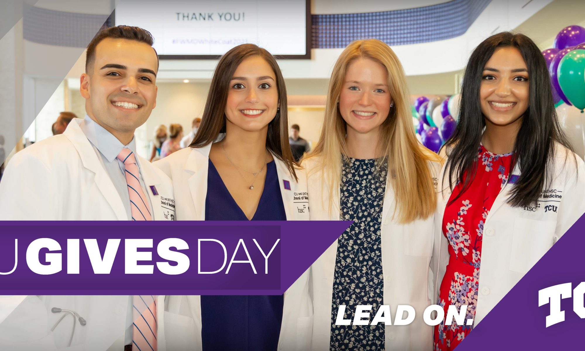 The TCU and UTNHSC School of Medicine exceeded its goal on TCU Gives Day and secured a $500,000 Challenge Grant for scholarship support from an anonymous donor.