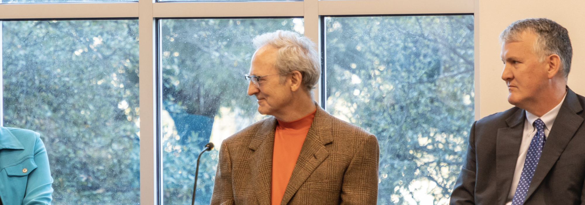 From left to right: by Jacqueline Chadwick, M.D., Vice Dean for Educational Affairs at the TCU School of Medicine; David Capper, M.D., Chair of Clinical Sciences; and Ric Bonnell, M.D., Director of Service Learning discuss servant leadership at the inaugural Jacqueline Ann Chadwick, MD, Servant Leadership Keynote Lecture and Panel at TCU on March 30, 2022.