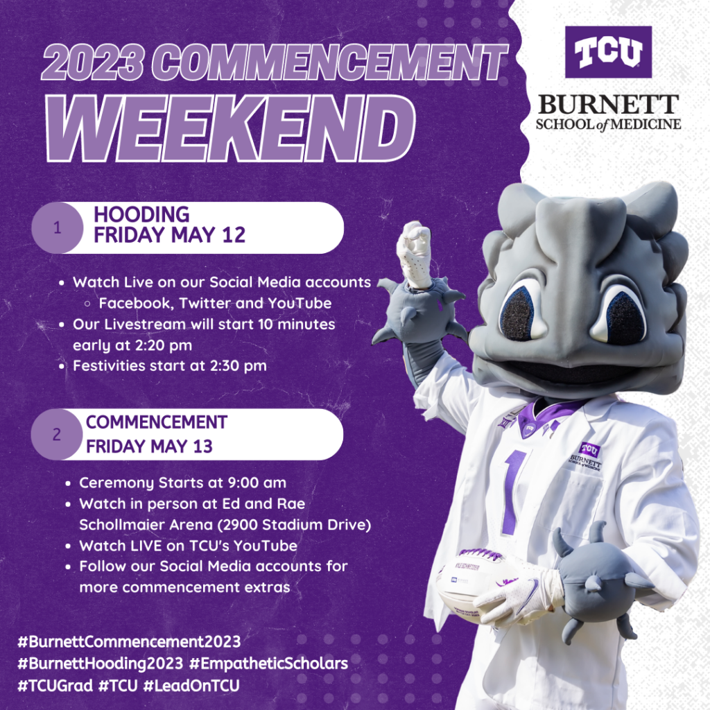 2023 Commencement Weekend Event Details School of Medicine at