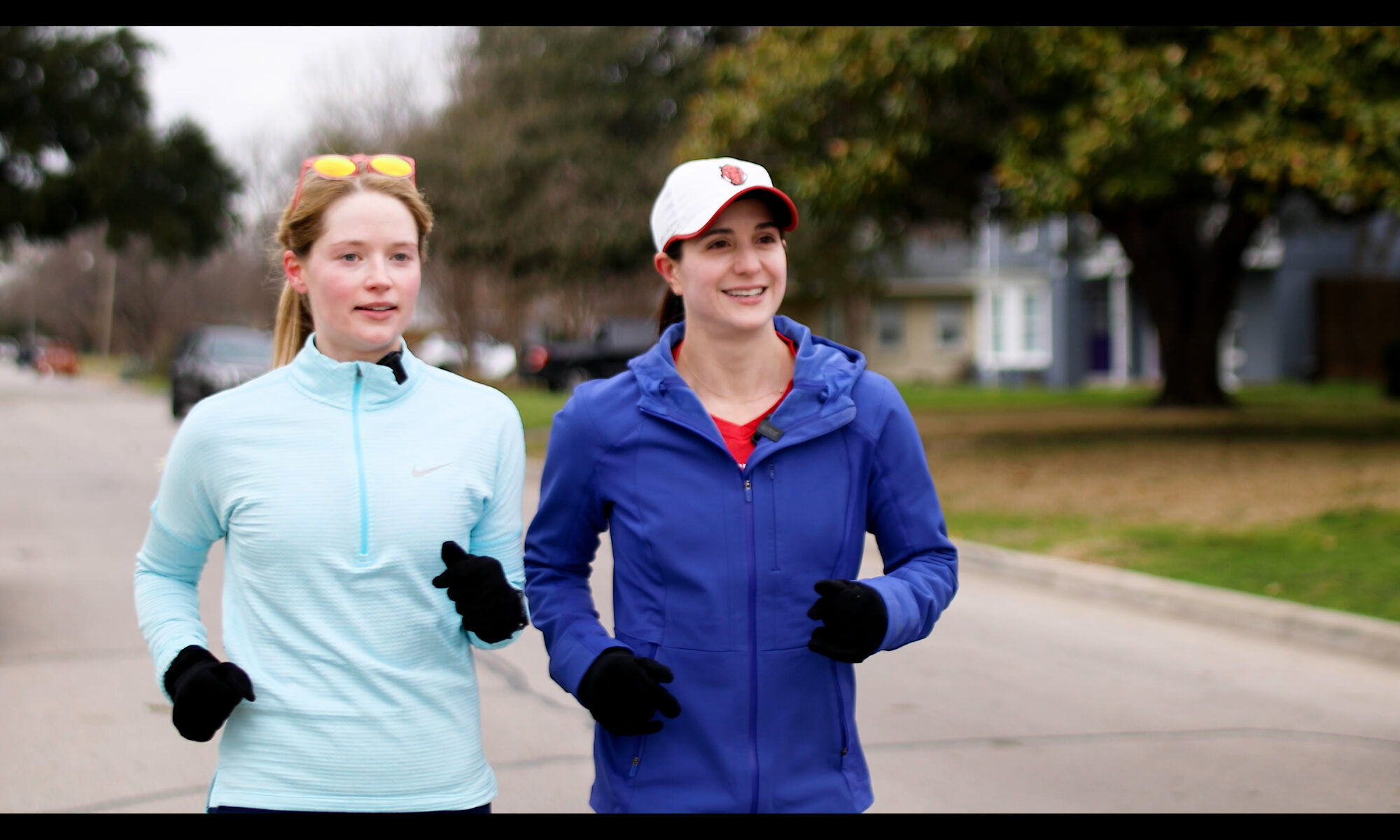 Carter Clatterbuck, MS3, CO2025 and Assistant Professor, Jamie Erwin, M.D., run and train together for the 2024 Cowtown Marathon in Fort Worth, Texas.