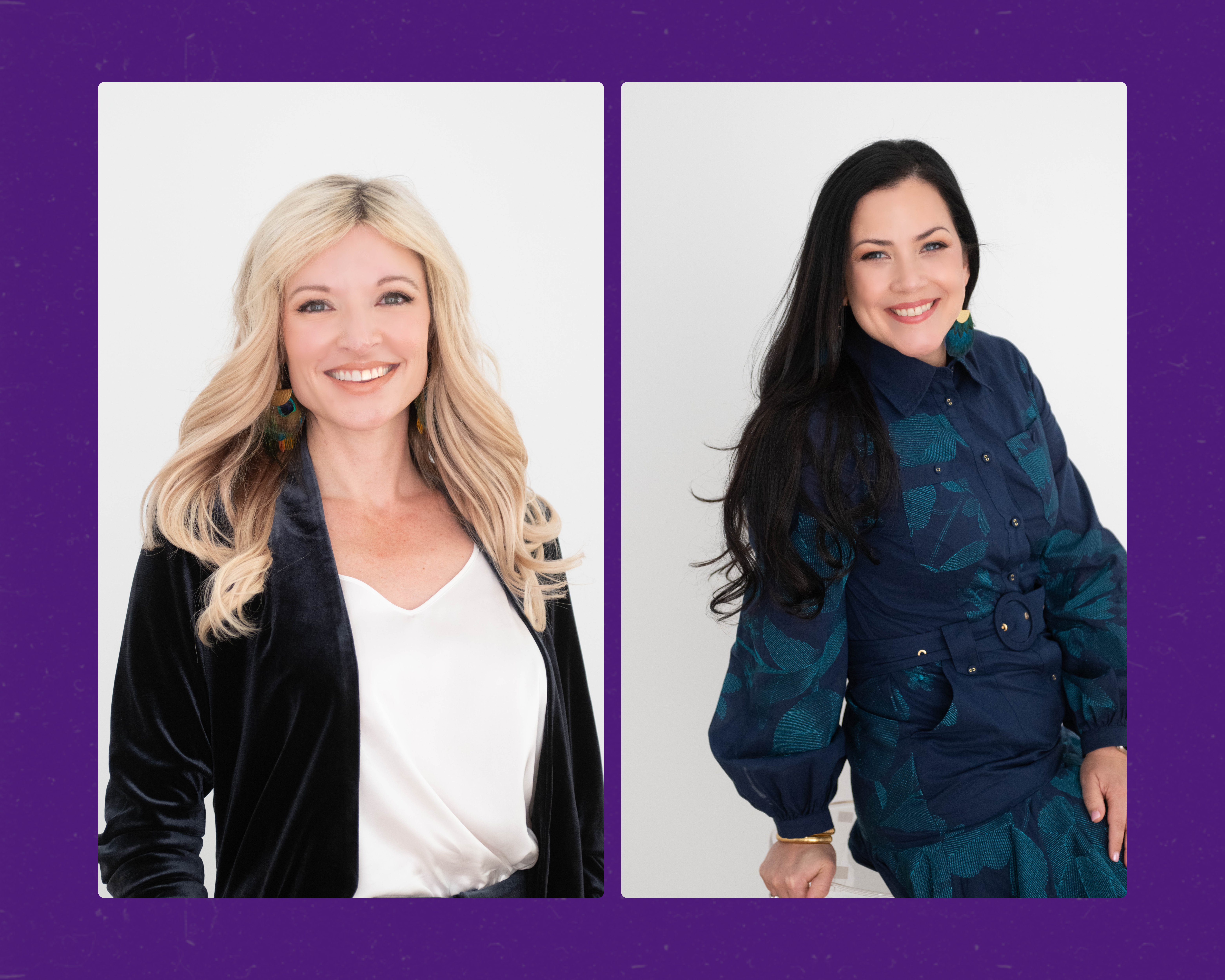 Dr Alison Dolce left and Dr Andrea Lowden right