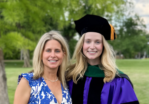 L-R: Michelle Clatterbuck and Carter Clatterbuck, M.D. '25.