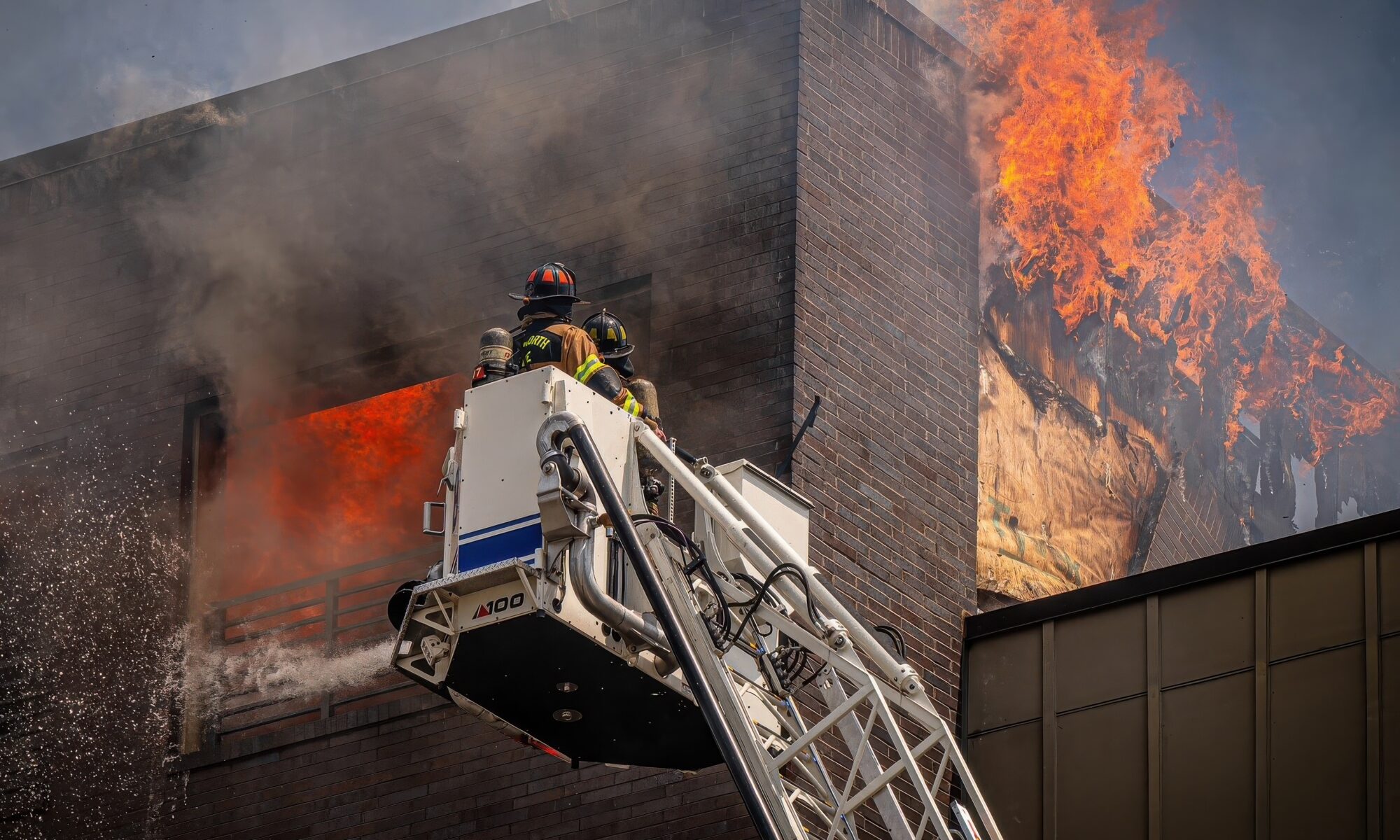 The Fort Worth Fire Department working the Cooper Apartment fire.