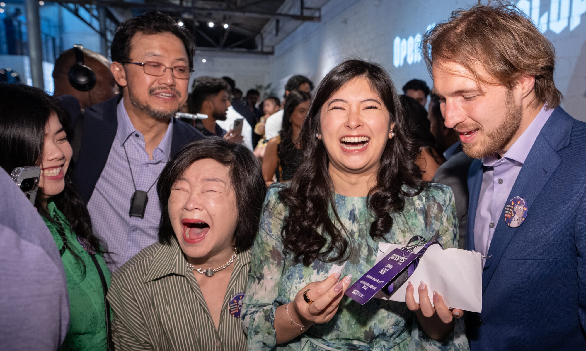 Lauren Hui and her family react to her residency match reveal. She matched in Vascular and Interventional Radiology at Yale.